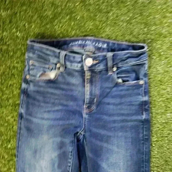 American Eagle Women's Super Stretch Skinny Denim Jeans Size 2 Regular - Picture 3 of 9